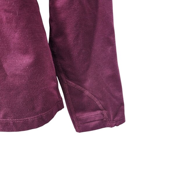 Zella Long-Sleeve Turtleneck Cold Weather Running Top M Plum/Wine Color‎ - Picture 4 of 8